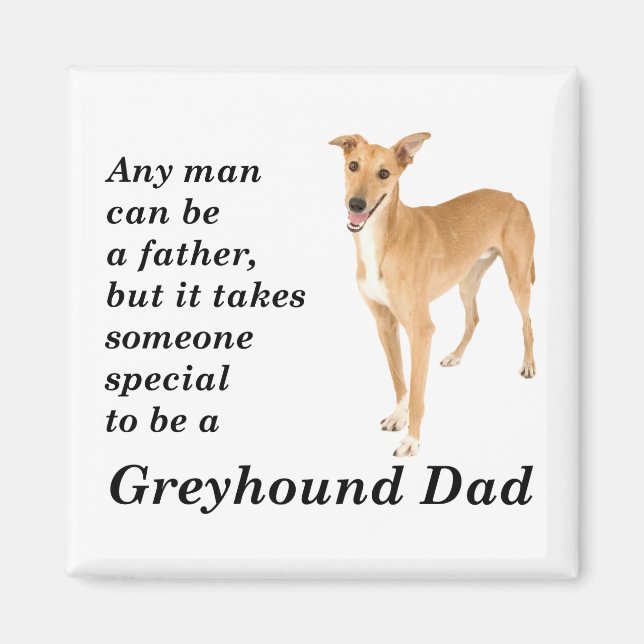 Greyhound Pappa Magnet (Framsidan)