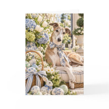 Greyhound Påskkort