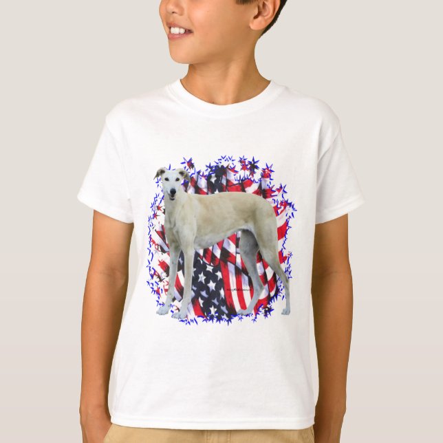 Greyhound Patriot Tee Shirt (Framsida)