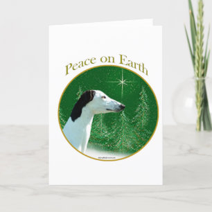 Greyhound Peace Helgkort