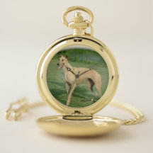 Greyhound Pocket Watch by Hevener