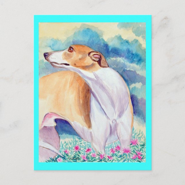 Greyhound Postcards Vykort (Framsida)