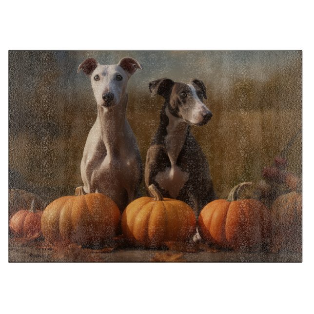 Greyhound Puppy Autumn Delight Pumpkin (Framsidan)