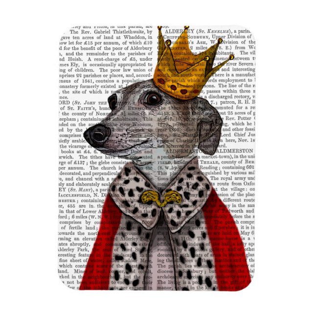 Greyhound Queen Magnet (Vertikal)