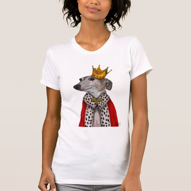 Greyhound Queen Tee Shirt (Framsida)