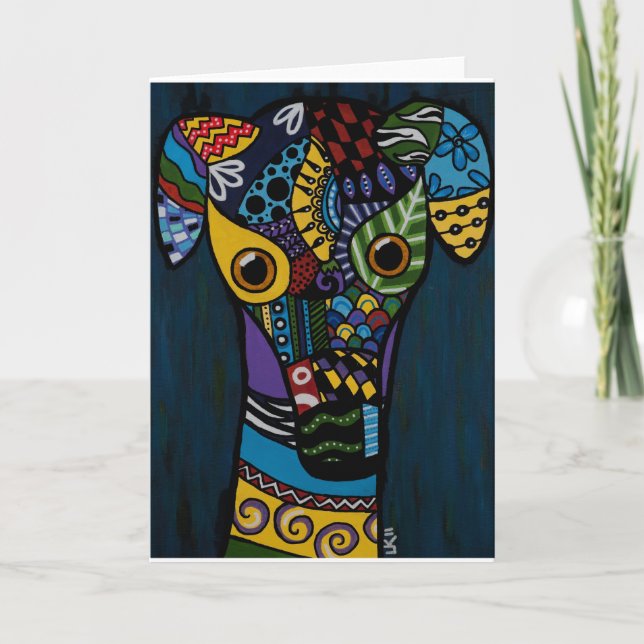 Greyhound - Rädding för pensionerad Tävla Greyhoun Kort (Framsida)