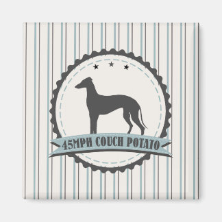 Greyhound Retrött Racer 45 mph Lazy Hund Magnet