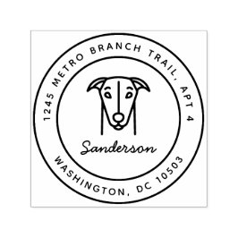 Greyhound Returadress Frimärke Self-Inking Självfärgande Stämpel