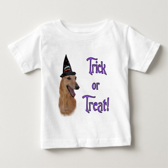 Greyhound (röd) Trick T-shirt (Framsida)