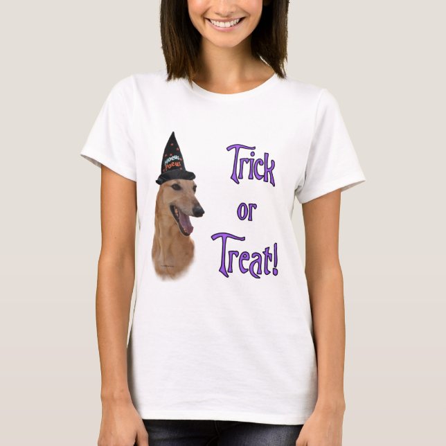 Greyhound (röd) Trick Tee Shirt (Framsida)