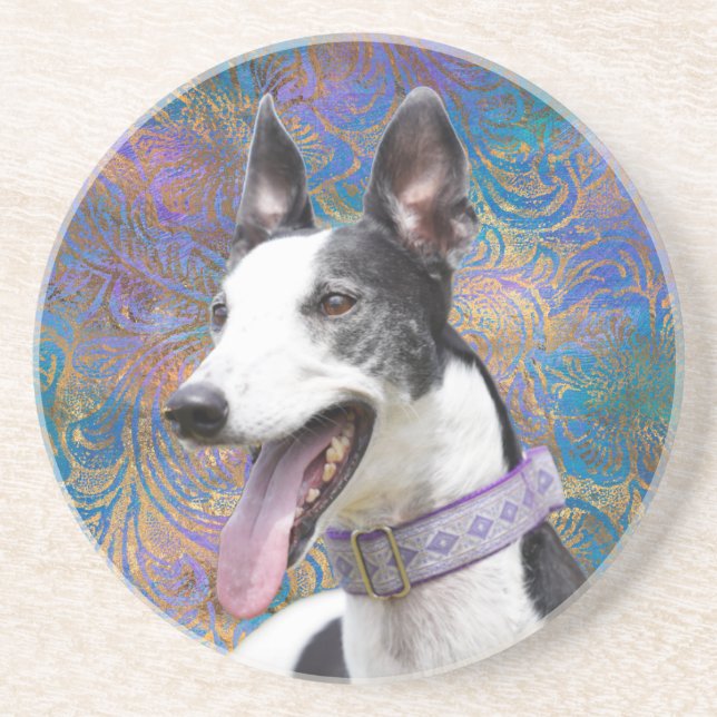 Greyhound Sandstone Coaster Underlägg (Framsidan)