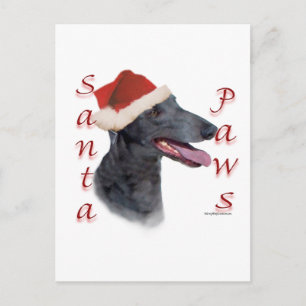 Greyhound Santa Tassar Helg Vykort