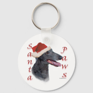 Greyhound Santa Tassar Nyckelring