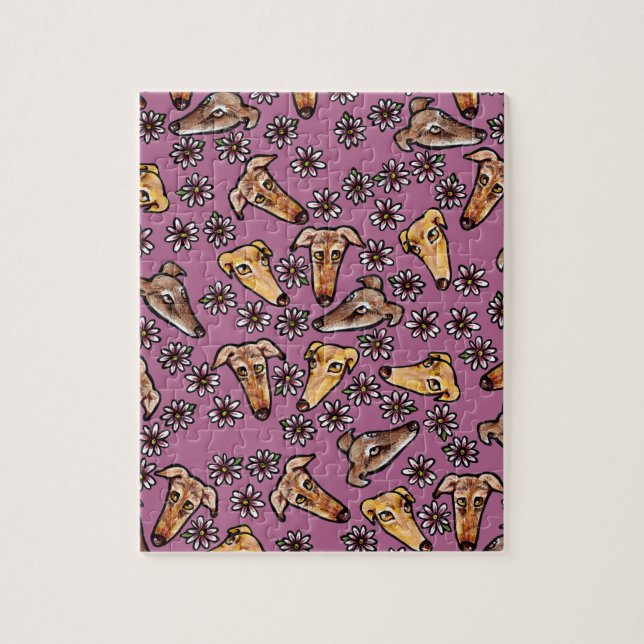 Greyhound Snoots Pussel (Vertikal)