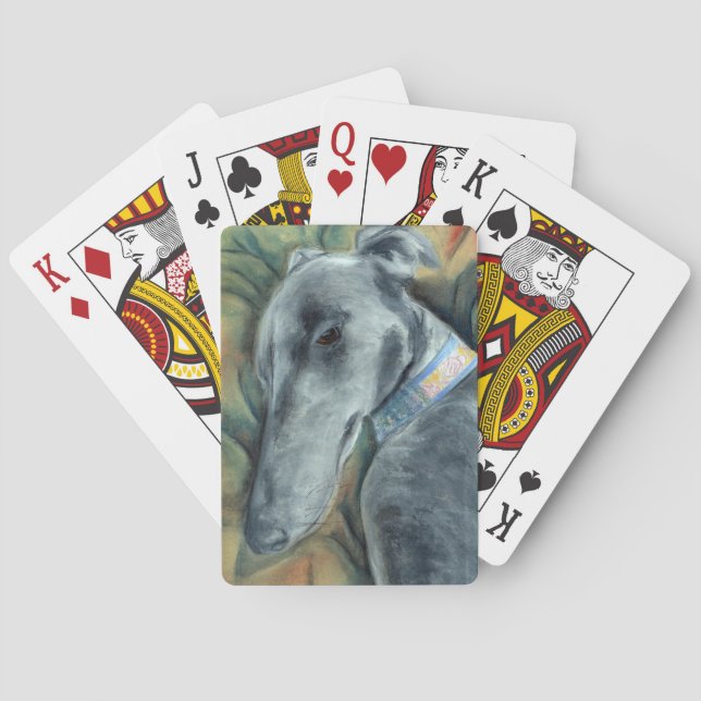 Greyhound-spelkort (1) casinokort (Baksidan)