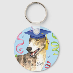 Greyhound Student Nyckelring