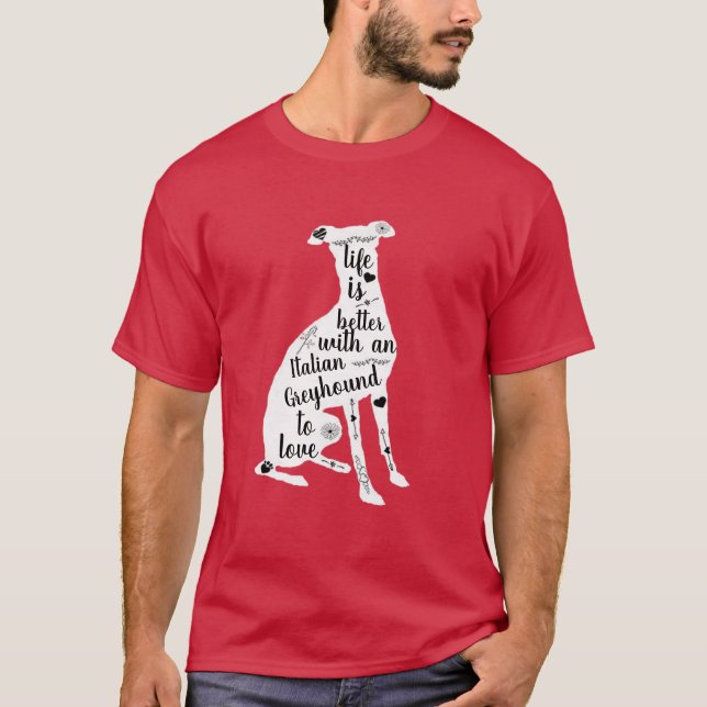 Greyhound T Shirt (Framsida)