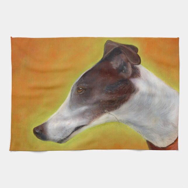 Greyhound teatowel (A96) Kökshandduk (Horisontell)
