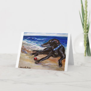 Greyhound vid havet kort