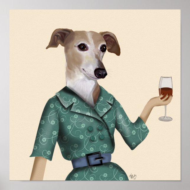 Greyhound Vin Snob Poster (Framsidan)