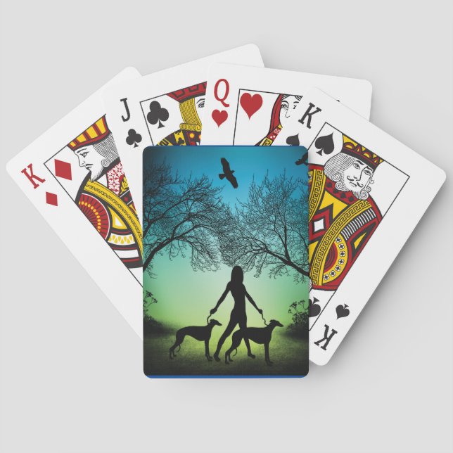 Greyhound Walks Casinokort (Baksidan)