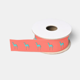 Greyhound Whifragmented hund turcoise silhouette E