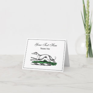 Greyhound Whifragmentering Running Heraldic Vapens Tack Kort