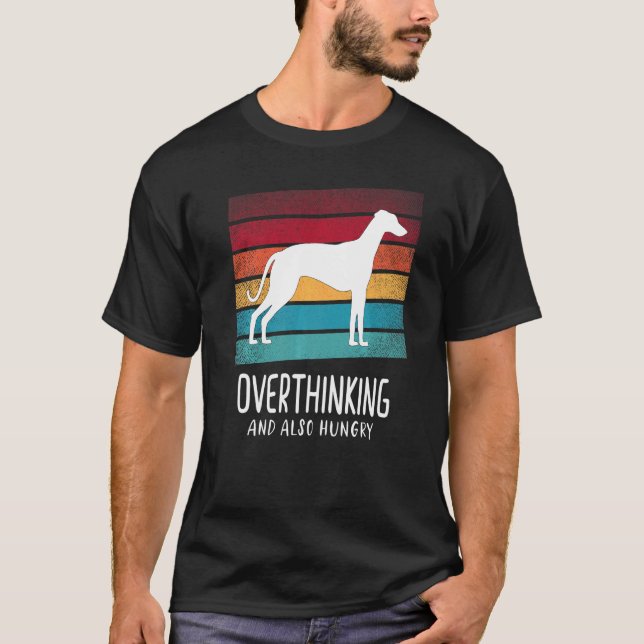 Greyhound Windhound Hund aveln 1 T Shirt (Framsida)