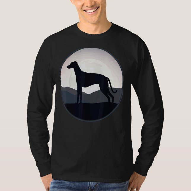 Greyhound Windhound Retro 15 T Shirt (Framsida)