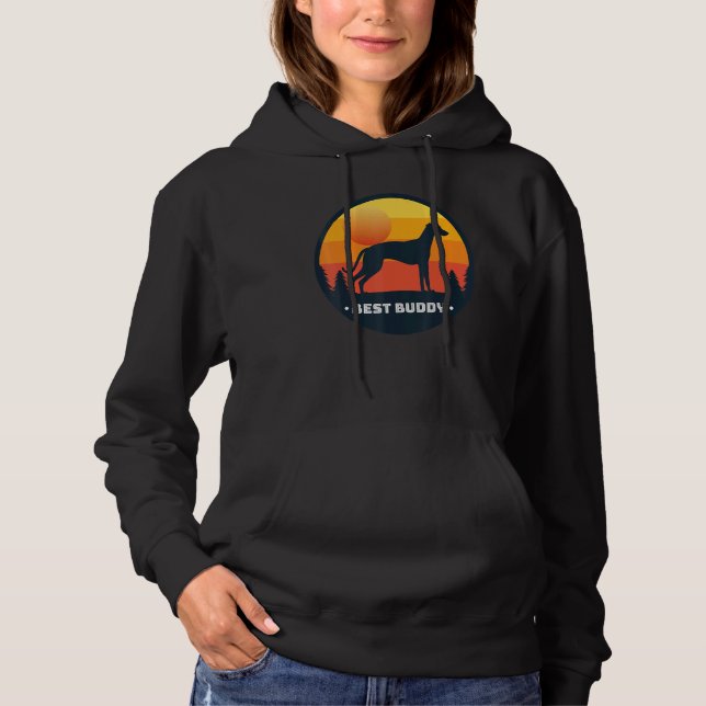 Greyhound Windhound Retro 16 T Shirt (Framsida)