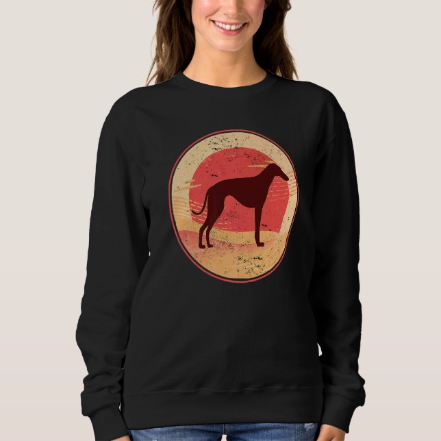 Greyhound Windhound Retro 23 T Shirt (Framsida)