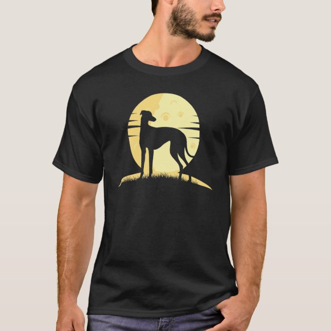 Greyhound Windhound Retro 5 T Shirt (Framsida)