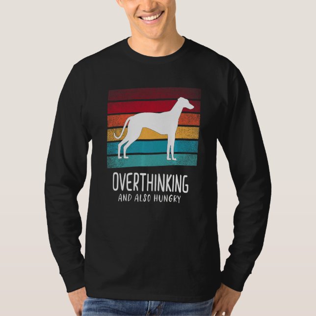 Greyhound Windhound Retro 8 T Shirt (Framsida)
