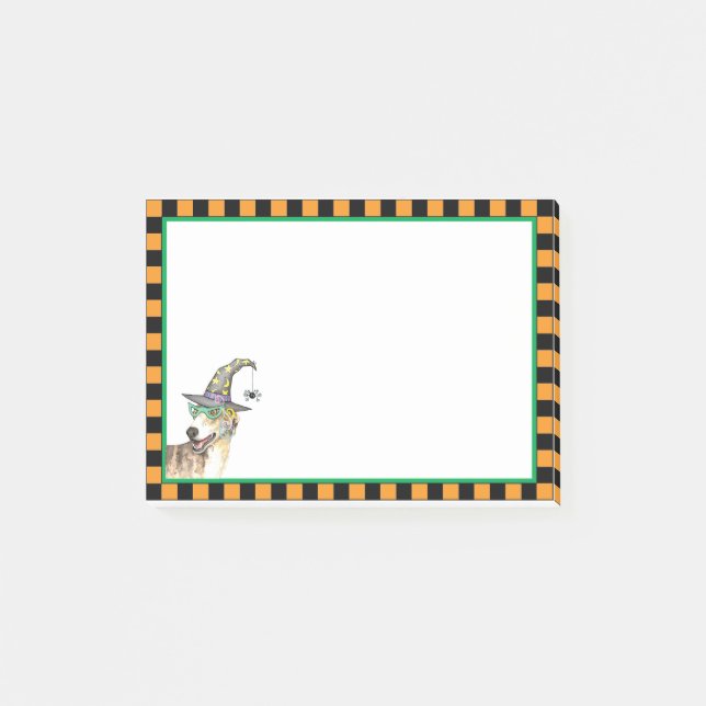 Greyhound Witch Post-it Block (Framsida)