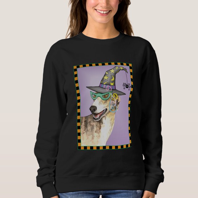 Greyhound Witch T Shirt (Framsida)