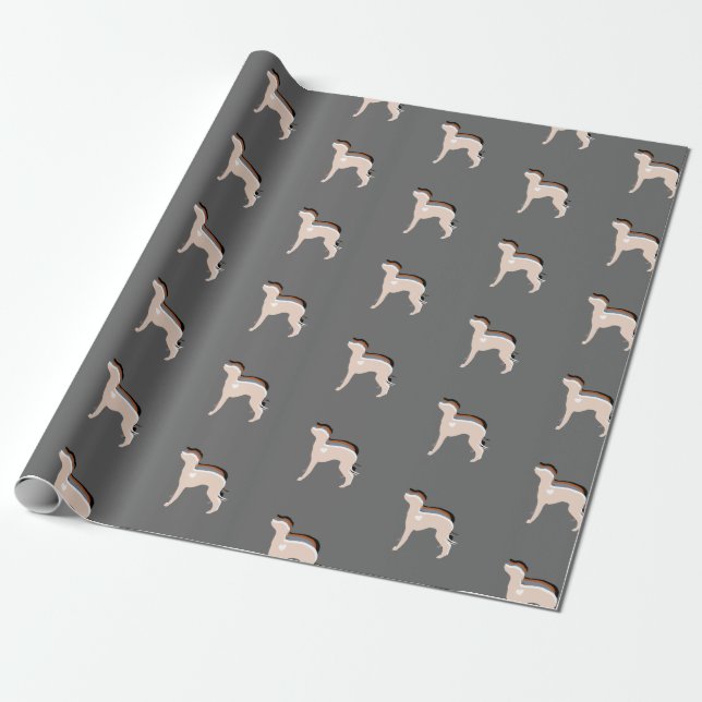 Greyhound Wrapping Papper Presentpapper (Utrullad)
