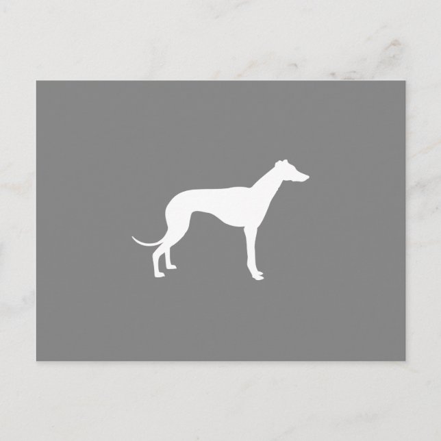 Greyhoundhund Vykort (Framsida)