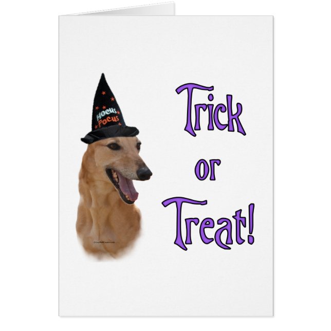 GreyhoundredTrick Hälsningskort (Framsidan)