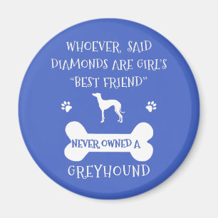 Greyhounds är flickans bästa vän magnet