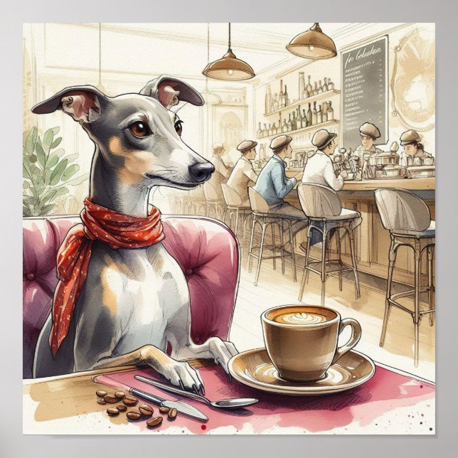 Greyhound's Coffee Time poster (Framsidan)