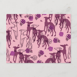 Greyhounds Garden Artwork Greyhound Ro Vykort