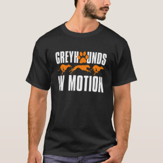 Greyhounds in Rörelse Tävla Hund Pet Owners Greyho T Shirt