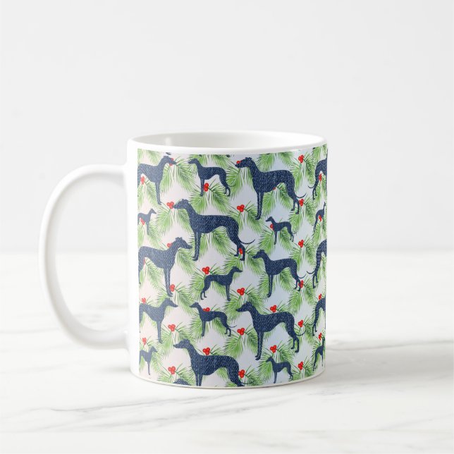 Greyhounds jul kaffemugg (Vänster)