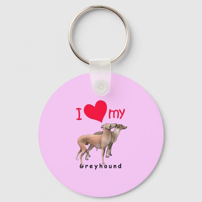 Greyhounds Nyckelring (Framsida)