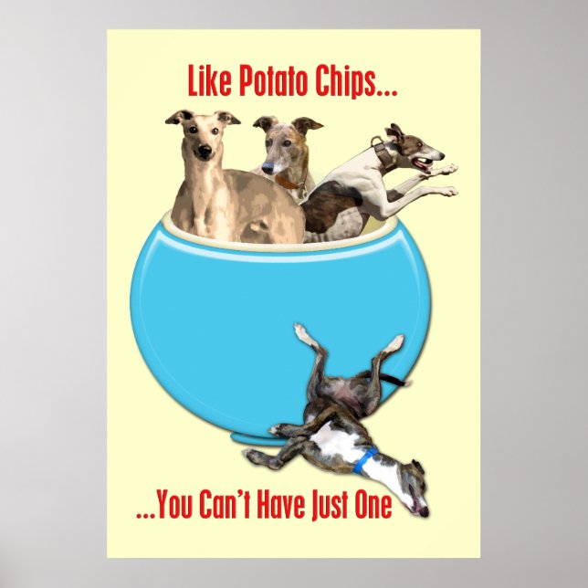 Greyhounds som Potato Chip Poster (Framsidan)