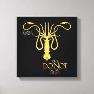 Greyjoy Sigil - vi låter inte Canvastryck