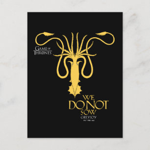 Greyjoy Sigil - vi låter inte Vykort