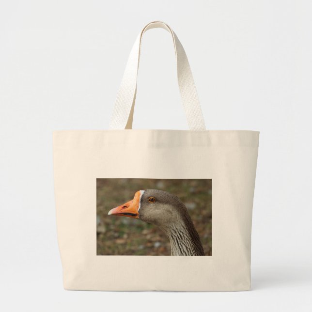 Greylag Svan Goose Kor Jumbo Tygkasse (Framsidan)