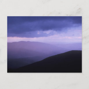 Greylock Evening Storm Berkshires Vykort