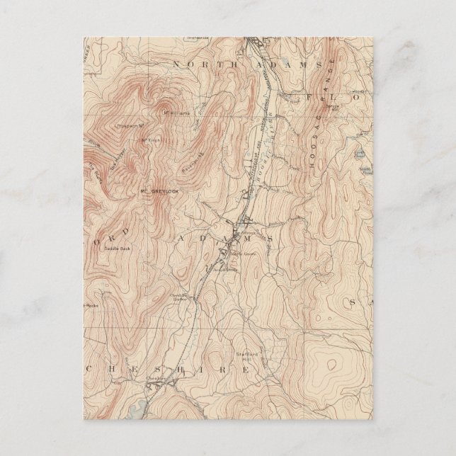 Greylock, Massachusetts Vykort (Framsida)